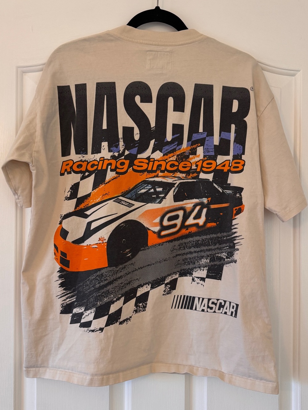 Tilly's Men’s Beige NASCAR Logo Tee